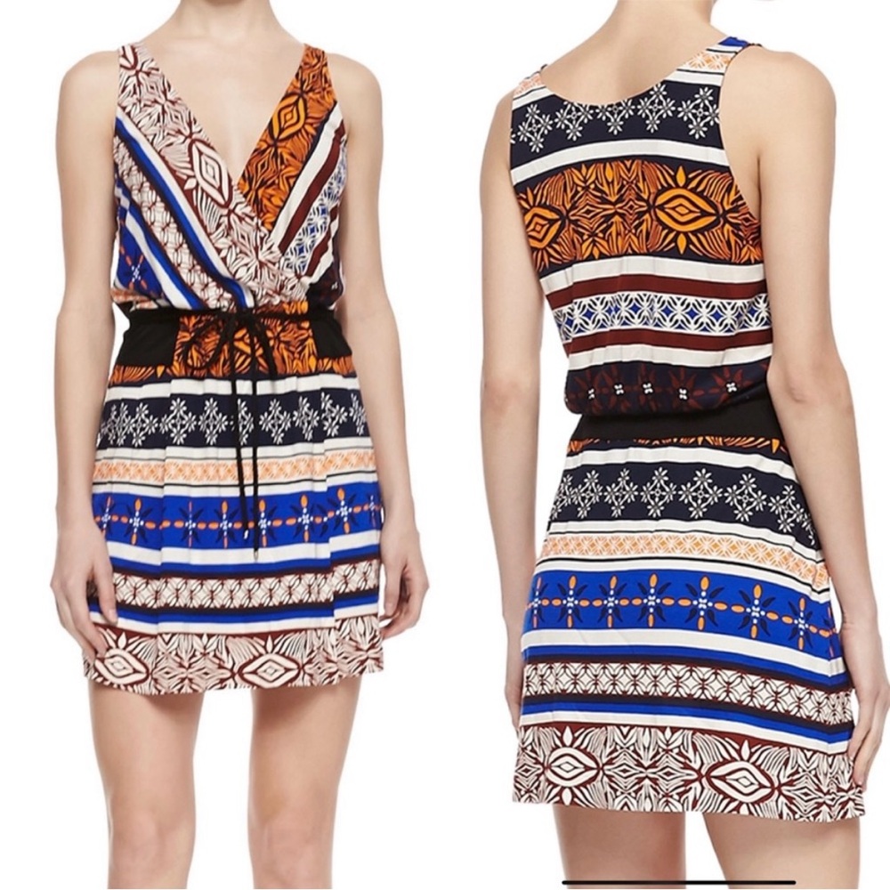 DIANE VON FURSTENBERG New Oblixe Wrapped Dress Size 10